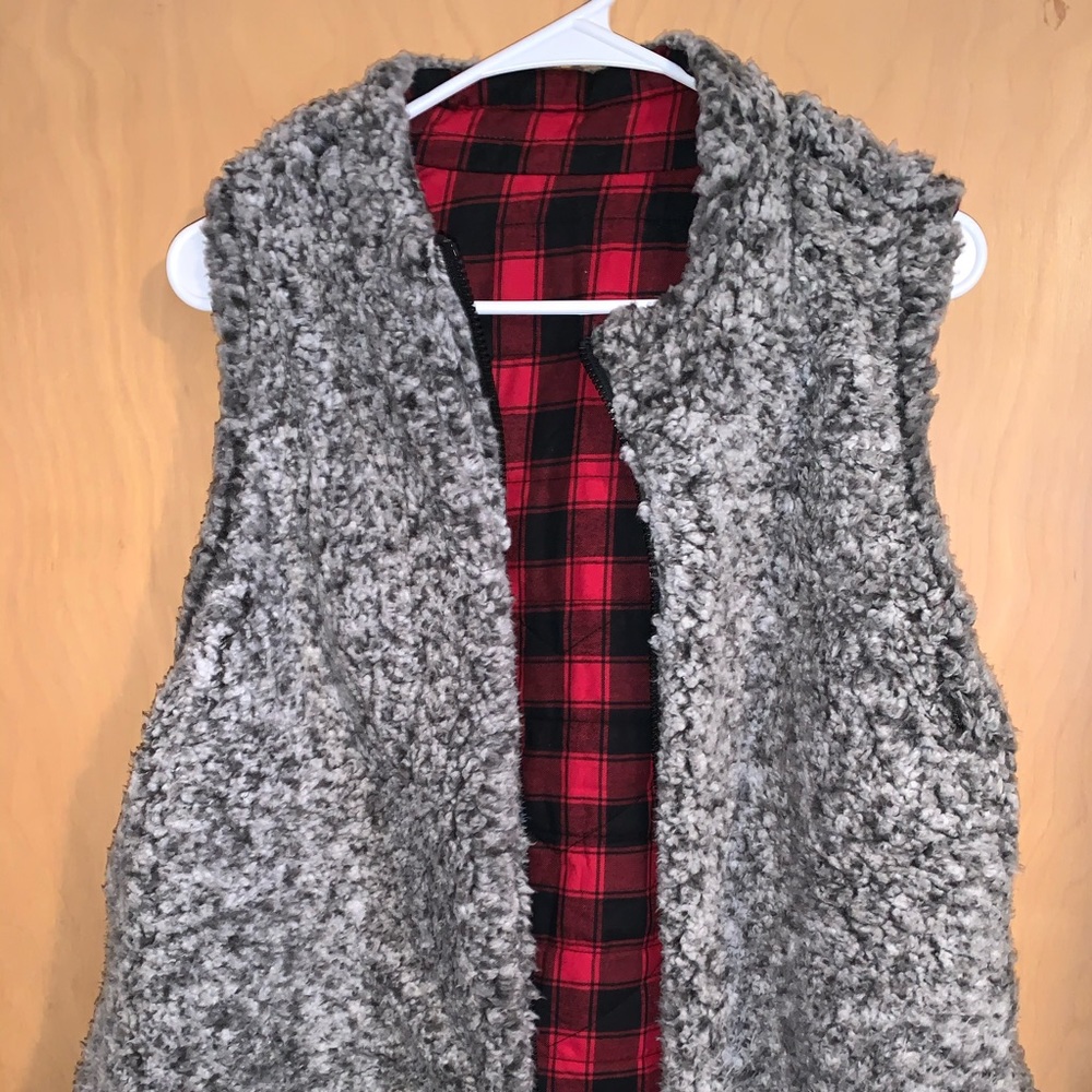 Reversible Sherpa vest